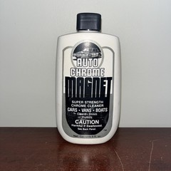 Vintage AUTO CHROME MAGNET Polish Cleaner 8oz Discontinued