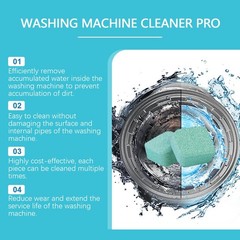 Uproot Clean Washing Machine Cleaner Tablets – 24 Pack for a 12 Month Supply. Fo