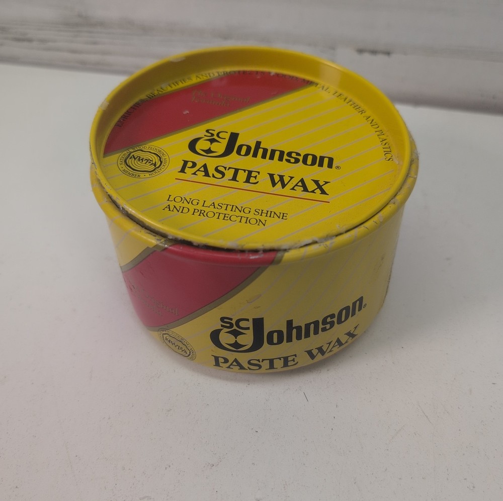 SC Johnson Paste Wax Original Formula 1 lb Can Discontinued 512g