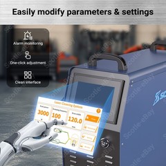 Air Cool Rlaser 1500W/2000W Fiber Laser Cleaning Machine Rust Oil Paint Remove