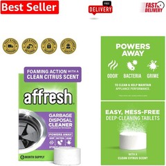 6 Supply of Citrus-Scented Garbage Disposal Cleaner – EPA Safe & Trusted