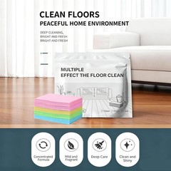 100pcs Multi-Floor Cleaning Tablets,Multiple Effect the floors Clean