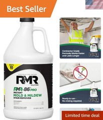 Powerful 128 Fl Oz RMR-86 Mold and Mildew Remover – Contractor Grade Solution