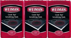 Weiman Cook Top Scrubbing Pads 3 Pack