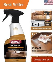 Leather Cleaner & Conditioner – Cleans, Restores & Protects Leather, UV Prote…