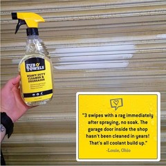 Tub O’ Towels Heavy Duty Cleaner and Degreaser Spray Helps in Removing Oil, 24oz