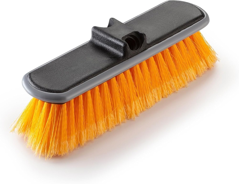 Medium Bristle Deck Scrub Brush – Composite Deck Brush Head & Vinyl Siding Br…