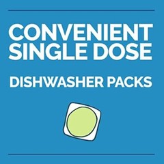 Seventh Generation Free Clear Dishwasher Detergent Packs 73 Count Sparkling C…