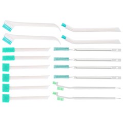 16PCS Small Cleaning Brush Cleaning Tools Clean Crevice Brush Jewelry Kits Vial