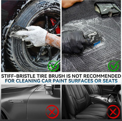 Tire Brushes for Cleaning Tires, Car Wheel Brushes for Cleaning Wheels, Rim Clea