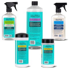 Whole Home Cleaning Bundle – All Purpose Spray, Floor Cleaner, Glass Cleaner, Wi