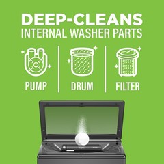 Washing Machine Cleaner, Helps Power Away Odor Causing Bacteria & Grime Deep …