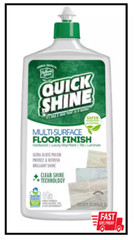 Quick Shine 27 oz. Floor Finish Protects Hardwood Tile Laminate Vinyl & Stone