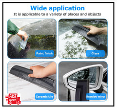 Car Window Squeegee, Soft Silicone Blade for Cleaning