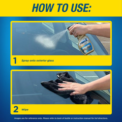 Rain-X Cerami-X Glass Cleaner & Water Repellent 23oz Haze-Free Formula