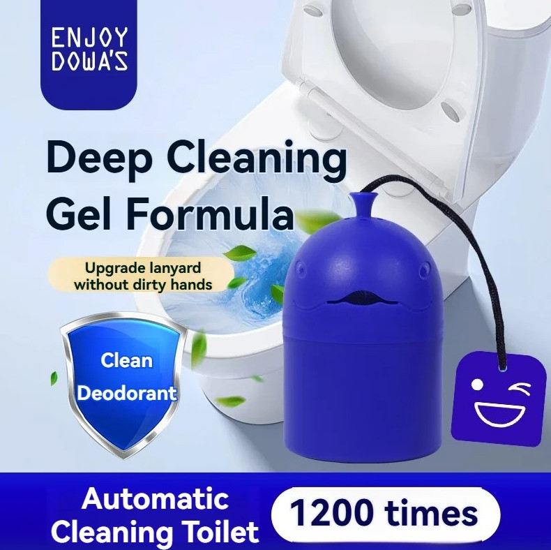 1pc Blue Whale Automatic Toilet Cleaner 150G Slow Release Fresh Gel – NEW