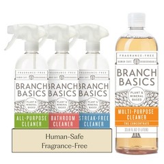 Cleaning Essentials Kit: All Purpose, Glass and Bathroom Cleaner – Concentrat…