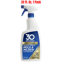 30 SECONDS Pro Mold and Mildew Stain Remover, Brighter Results Instantly 32Fl.Oz