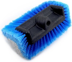 10 Car Wash Brush 5-Sided Head with Soft Detailing Bristle for Cleaning Blue