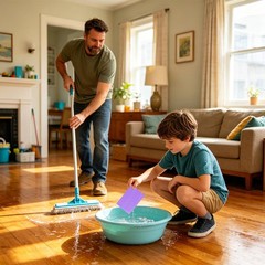 Floor Cleaning Tablets 100 Pieces Concentrated Effective Mopping Cleaning Sheets