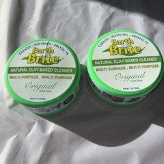 EARTH BRITE All-Purpose 2x 200 Gram (400gr) Cleaning Kit Original Fresh Scent