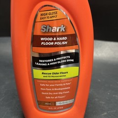 Shark Wood And Hard Floor Polish 16 fl oz High Gloss Restores and Protects New