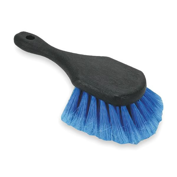 Tough Guy Dip And Wash Brush, 5 in L Handle, Black/Blue, Foam, 8 1/2 in L