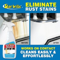 Star brite Rust Stain Remover 1 gal Dissolve Corrosion Stains Fiberglass, Metal