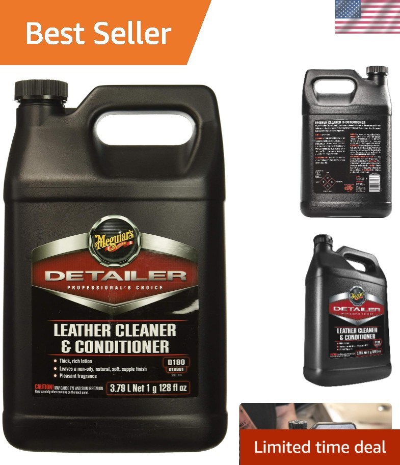 Automotive Leather Cleaner & Conditioner – 1 Gallon Meguiar’s Formula