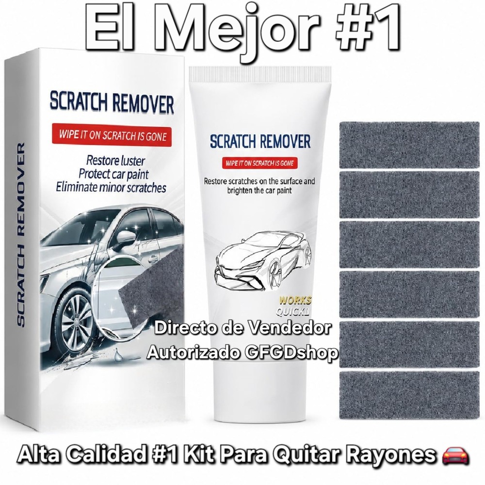 Kit Para Quitar Rayones De Pintura En Carro Auto Elimina Rasguños Rapido Set #1