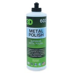 3D Metal Polish – Heavy Duty Car Metal Polish for Aluminum Chrome Brass