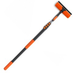 26FT Window Squeegee with Extension Pole, 2-in-1 Squeegee for Window Cleaning…