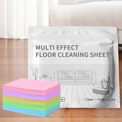 Multi-Effect Floor Cleaning Sheets,100pcs Water-Soluble Floor Cleaning Sheets