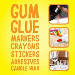 (2-Pac) GOO GONE Original ADHESIVE REMOVER Glue Gum Fresh Citrus & Surface Safe
