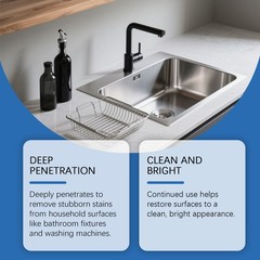 JAKEHOE Household Dirt Cleaning Gel For Home, Kitchen, And Metal Surfaces Cross-