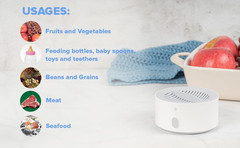 – Fruit and Vegetable Washing Machine, 1-Year , Fruit Cleaner Device That Cleans