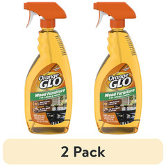 2-Pack Orange Glo Wood Furniture 2-in-1 Clean & Polish Spray 16oz Each