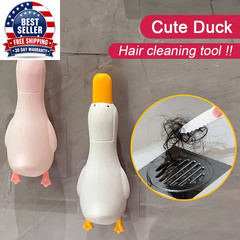 2-In-1 Cute Duck Shaped Double-Head Design Cleaning Clip Dust Stain Removal Shov