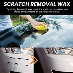 1~5x Car Scratch Repair Wax, Car Scratch Remover Wax with Sponge and Towel 120ml