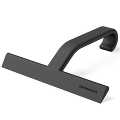 JustHang Shower Squeegee for Glass Doors, All-in-One Piece Silicone Squeegee …