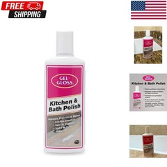 Indusies Gel-Gloss Kitchen and Bath Cream Wax Polish, 8 Fluid Ounces -GG-8