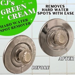 water spot remover glass CJ’s green cream Hard Water Spot Remover 32oz