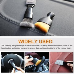 3 Pcs Exquisite Microfiber Duster Brushes, Car Detailing Brushes, Feather Dus…