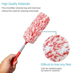 4 Pcs, [Microfiber] Hand [Duster] [Washable] Microfibre Cleaning Tool Extenda…
