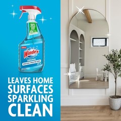 Windex Pack of 6 Glass and Window Cleaner Spray Bottle, Original Blue, 23 fl oz