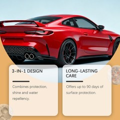 Car Paint Coating Spray, Gloss Enhancer & 90-Day Waterproof Protection