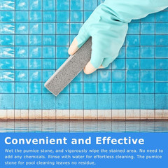 20 Pack Pumice Stone Toilet Bowl Cleaner, Pool Cleaning Block Swimming Pumice…