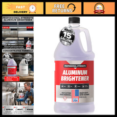Aluminum Brightener & Cleaner Concentrate – 15 Gallons – Removes Oxidation, Dirt