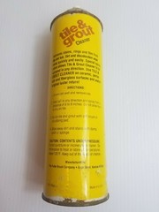 Vintage Fuller Brush Company Tile & Grout Cleaner Empty Tin Can , good Prop
