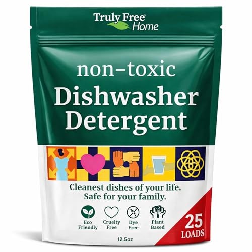 Truly Free Dishwasher Detergent Powder | Natural Dish Detergent, Dishwasher Soap